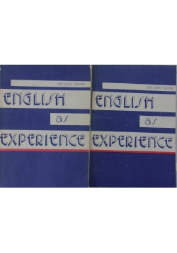 English as Experience, tom I-II