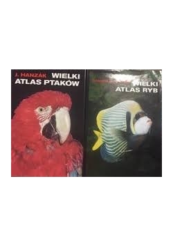 Wielki atlas ptaków/Wielki atlas ryb, zestaw 2 książek