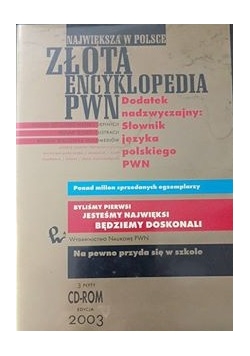 Największa w Polsce złota encyklopedia PWN, zestaw 3 płyt,płyta DVD