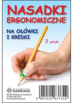 Nasadki ergonomiczne na ołówek i kredki (2 szt.)
