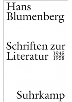 Schriften zur Literatur 1945-1958, Nowa