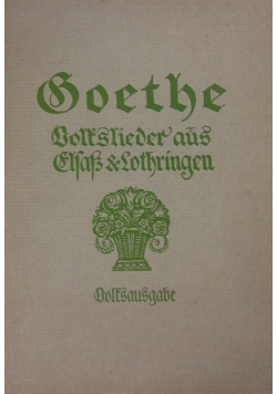 Dolsts lieder von Goethe 1935 r