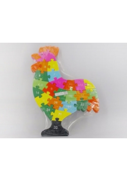 Puzzle drewniane kogut