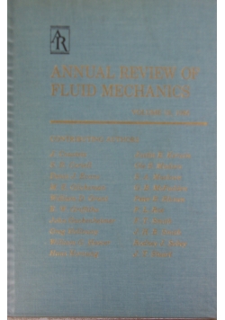 Annual Review of Fluid Mechanics ,Volume 18