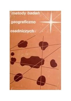 Metody badań geograficzno-osadniczych