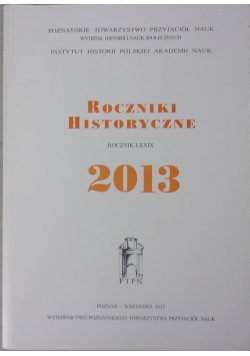 Roczniki historyczne LXXIX