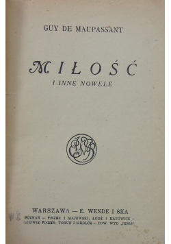 Miłość i inne nowele