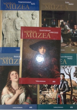 Wielkie Muzea, zestaw 5 książek