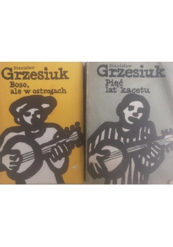 Pięć bez Kacetu / Boso,ale w ostrogach,zestaw dwóch książek