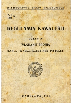 Regulamin kawalerii