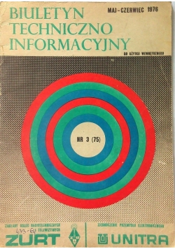 Biuletyn Techniczno Informacyjny Maj Czerwiec