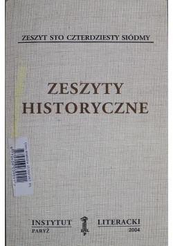 Zeszyty historyczne 147