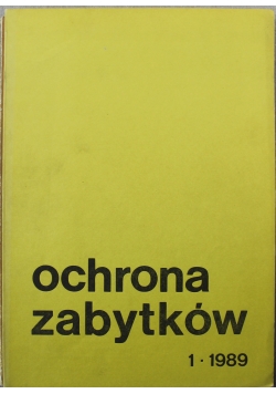 Ochrona zabytków Nr 1
