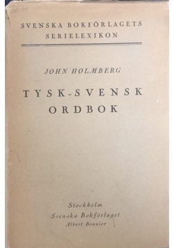 Tysk-svensk ordbok, 1942 r.