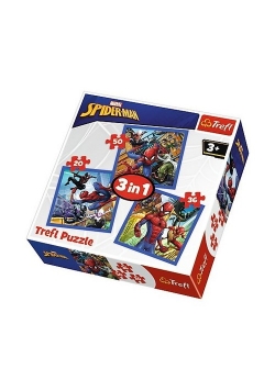 Puzzle 3w1 Spider-Man Pajęcza siła