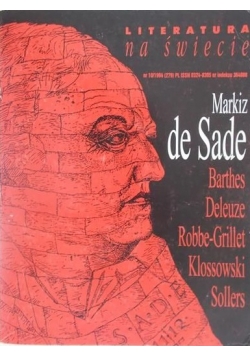 Literatura na świecie nr 10/1994. Markiz de Sade