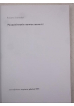 Poszukiwanie nowoczesności