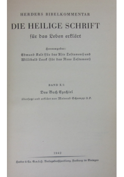 Die Heilige schrift, 1942r.