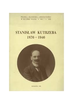 Stanisław Kutrzeba 1876-1946