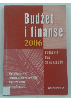 Budżet i finanse 2006