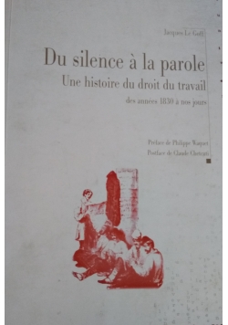 Du silence a la parole