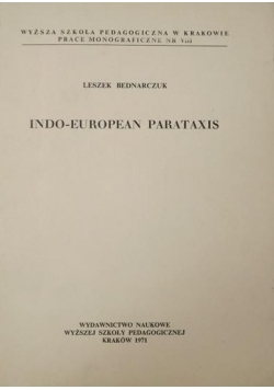 Ino European Parataxis