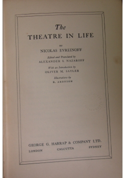 The Theatre in life, ok. 1927r.