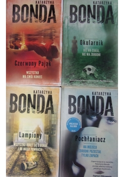 Pochłaniacz/Okularnik/Czerwony pająk/Lampiony,zestaw 4 książek