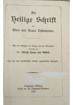 Die relige schrift, 1932 r.