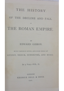 The Decline and Fall of the Roman Empire, 1894r.
