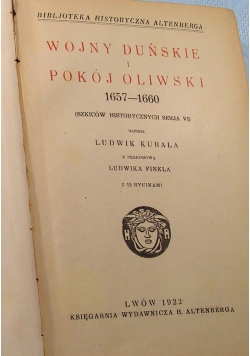 Wojny duńskie i pokój oliwski, 1922 r.