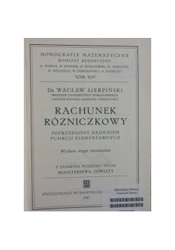 Rachunek różniczkowy, 1947 r.
