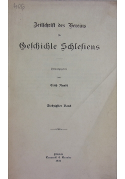 Belchichte Schleliens,1936r.