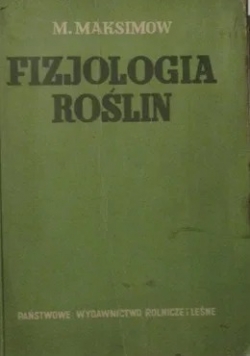 Fizjologia Roślin 1950 r.