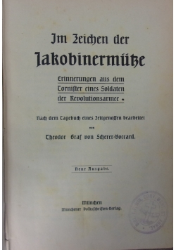 Im Zeichen der Jakobinermutze, 1903 r.