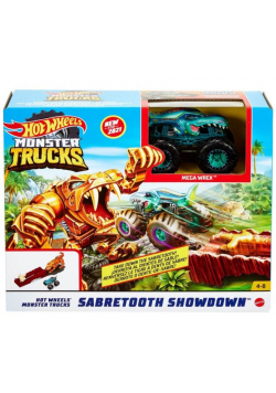 Hot Wheels Monster Trucks Starcie z tygrysem