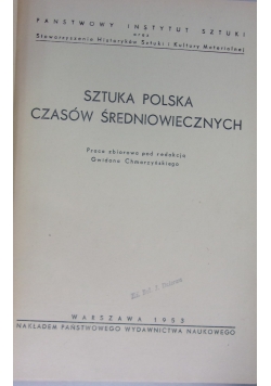 Sztuka Polska Czasów Średniowiecznych