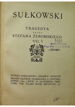 Sułkowski Tragedya ok 1910r