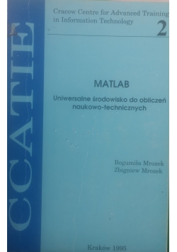 Matlab uniwersalne środowisko do obliczeń naukowo technicznych