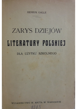 Zarys dziejów, 1913 r.