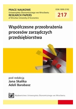 Współczesne przeobrażenia procesów zarządczych przedsiębiorstwa