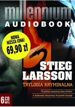 Millennium audiobook trylogia kryminalna 6 CD