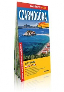 Comfort!map Czarnogóra 1: 275 000 mapa