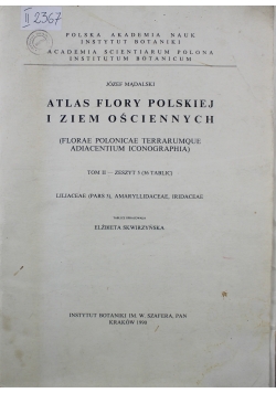 Atlas flory polskiej i ziem ościennych Tom II Zeszyt 5