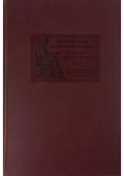 Einleiytung in die altertumswissenschaft, 1912r.