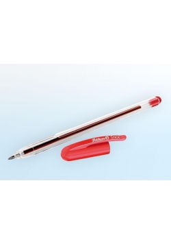 Długopis Stick K86 czerwony (50szt)