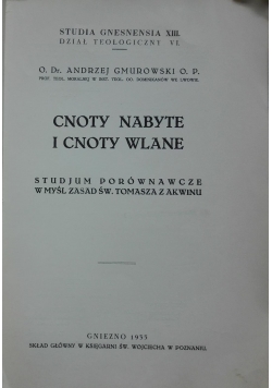 Cnoty Nabyte i cnoty wlane 1935 r.