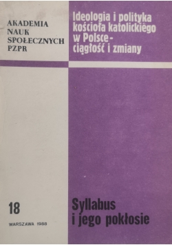 Syllabus i jego pokłosie