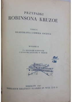 Przypadki Robinsona Kruzoe,1947 r.