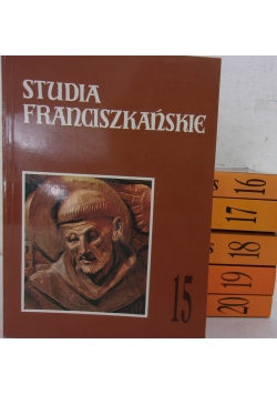 Studia franciszkańskie, t. 15-20
